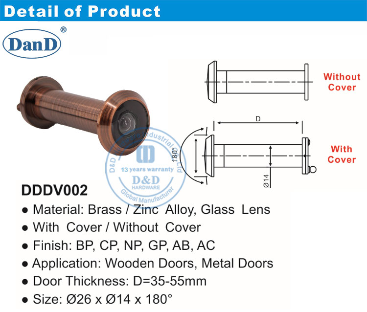 wide angle door peephole lỗ nhìn trộm cửa góc rộng