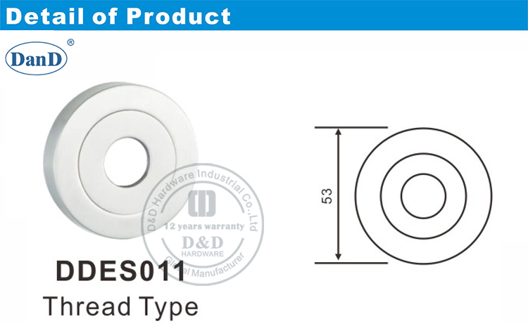 Rosette Escutcheon-D and D Hardware Phần cứng Rosette Escutcheon-D và D