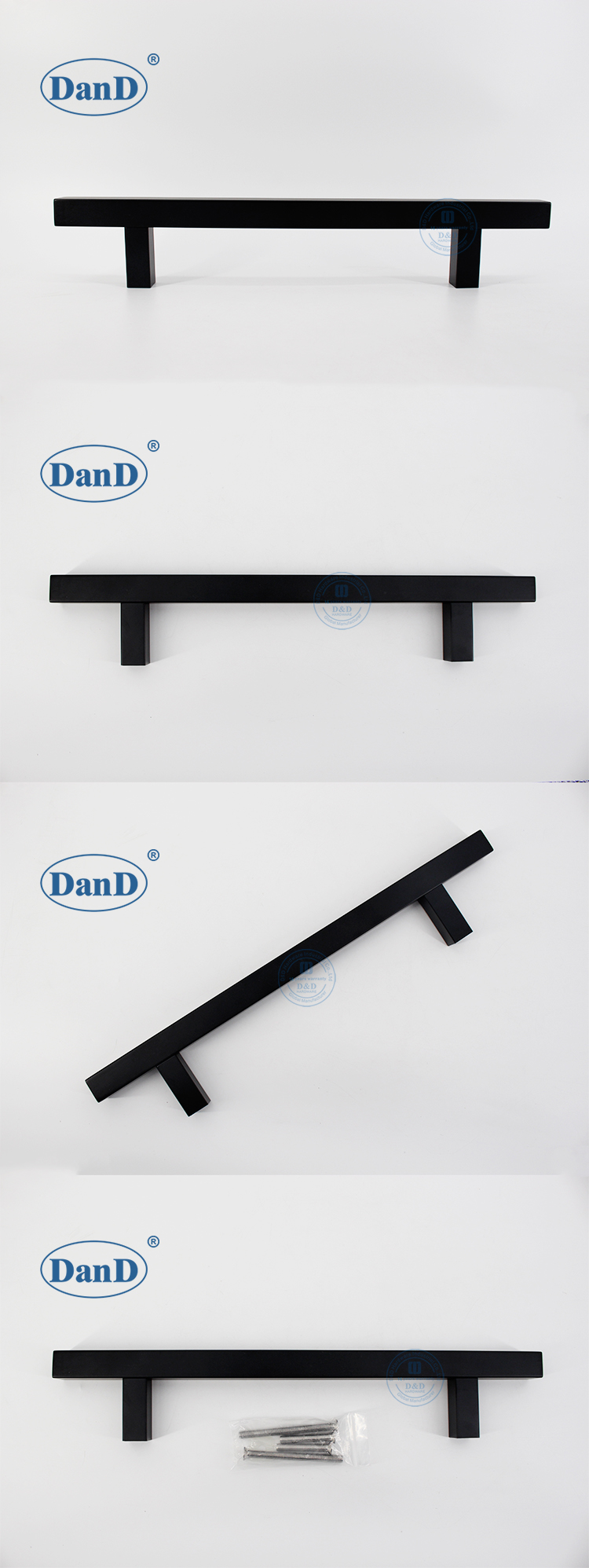 Black Metal Pull Handles Tay cầm kéo kim loại đen