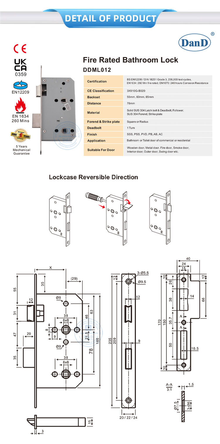 Bathroom Lock Khóa phòng tắm