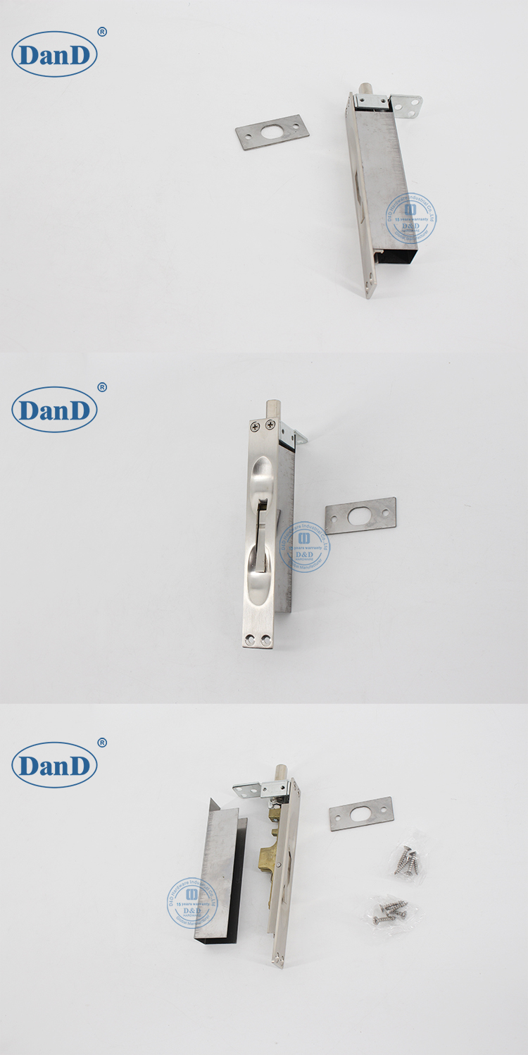 Solid Brass Flush Bolt Bu lông xả bằng đồng thau rắn