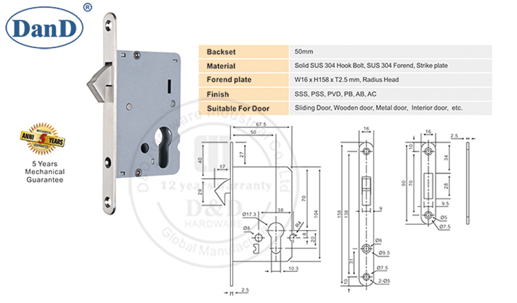 Door Lock-D and D Hardware Khóa Cửa-D và Phần Cứng D