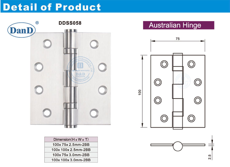 Front Door Hinge Bản lề cửa trước