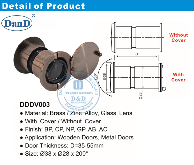 180 degree peephole lỗ nhìn trộm 180 độ