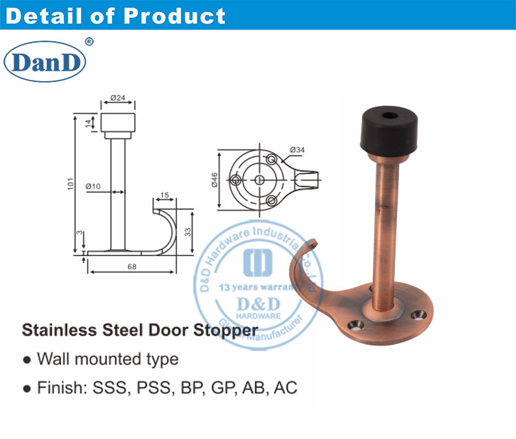 door stop for exterior door chặn cửa cho cửa bên ngoài