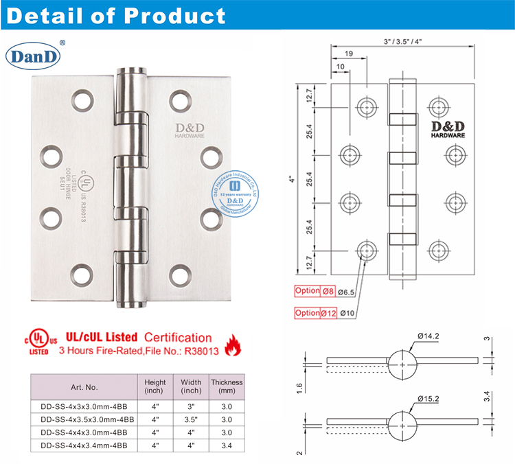 Timber Door Hinge-D and D Hardware Bản lề cửa gỗ-D và D Phần cứng