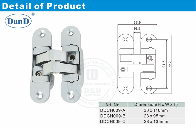 Zinc Alloy Hinge-D and D Hardware Phần cứng bản lề hợp kim kẽm-D và D