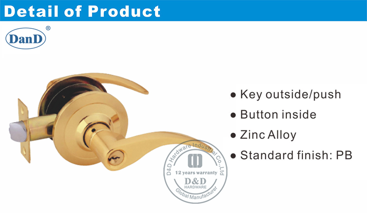 Stainless Steel Lever Lock-D and D Hardware Phần cứng khóa đòn bẩy bằng thép không gỉ-D và D