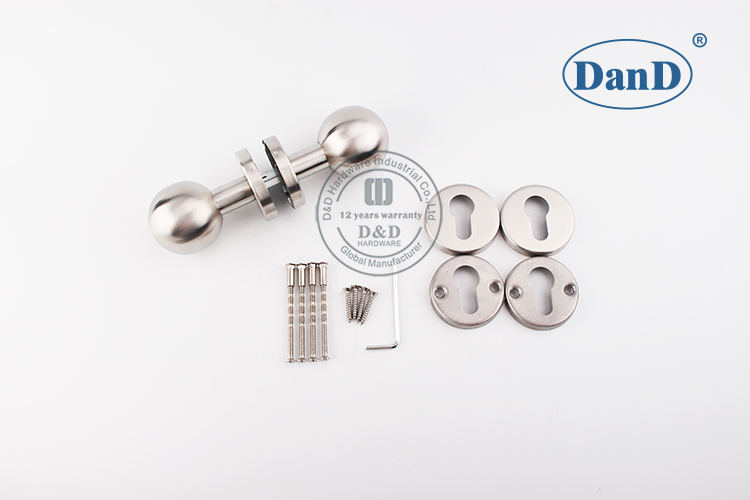 Stainless Steel Door Knob-D and D Hardware Phần cứng núm cửa thép không gỉ-D và D