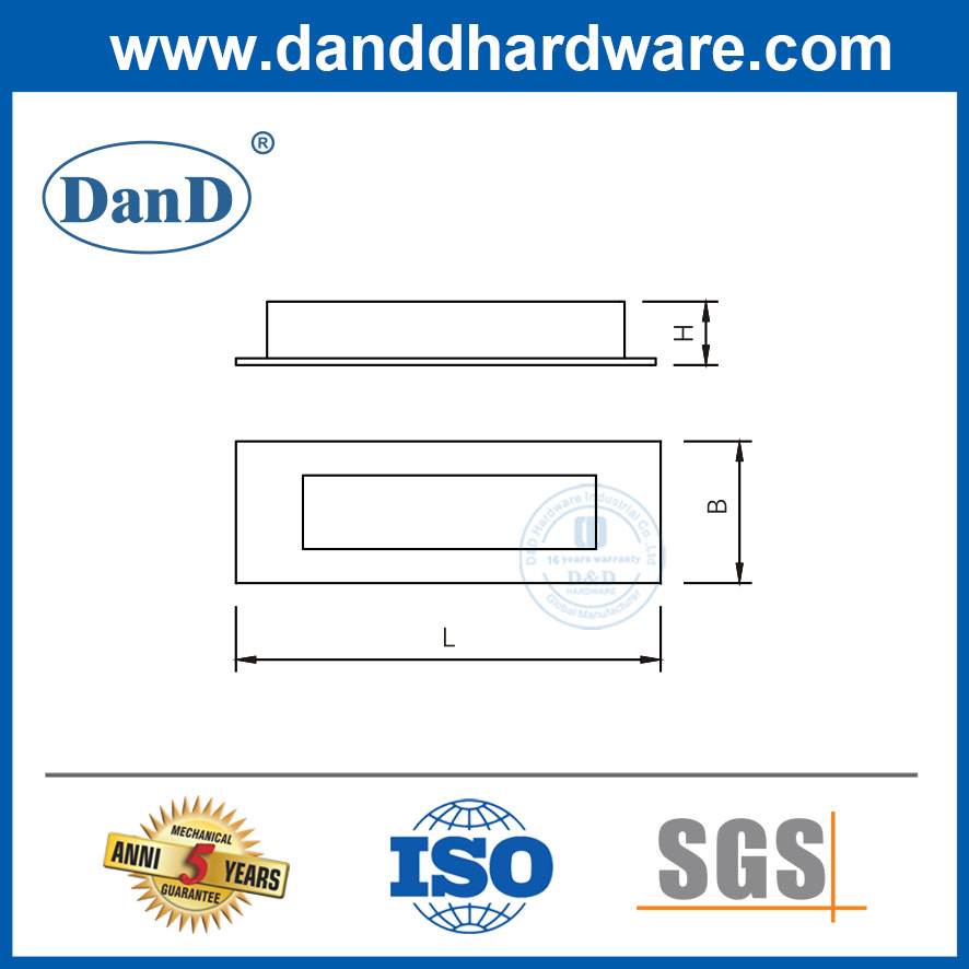 Phần cứng tủ Kéo xả Phần cứng nội thất bằng thép không gỉ Tay cầm kéo-DDFH083