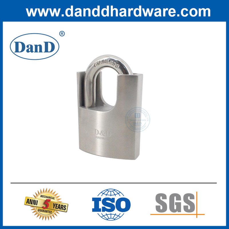 Nhà máy sản xuất ổ khóa an ninh hàng đầu bằng thép không gỉ 50mm có khóa cửa chính-DDPL006