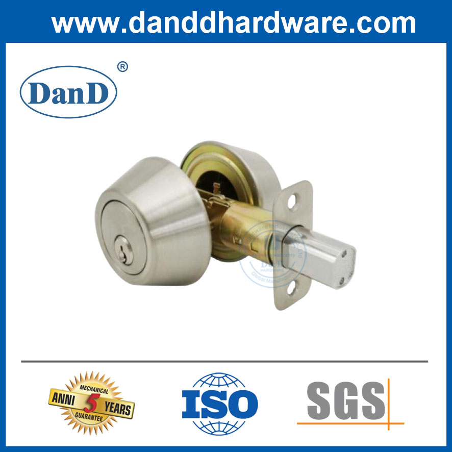 Khóa Chìa Khóa Cửa Chính Chốt Chốt Với ​​Xi Lanh Đôi-DDLK029