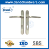 Tay nắm cửa bằng thép không gỉ khung hẹp kiểu Châu Âu có tấm-DDNP001