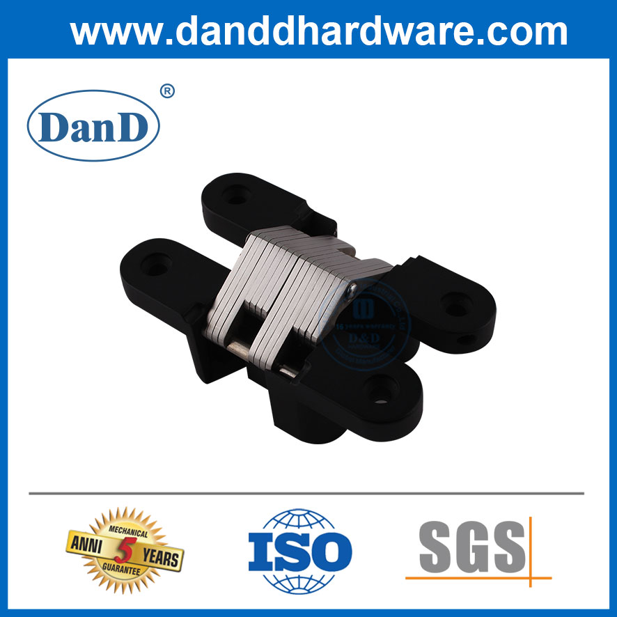 Cửa gấp vô hình che giấu màu đen mờ Bản lề ẩn-DDCH007