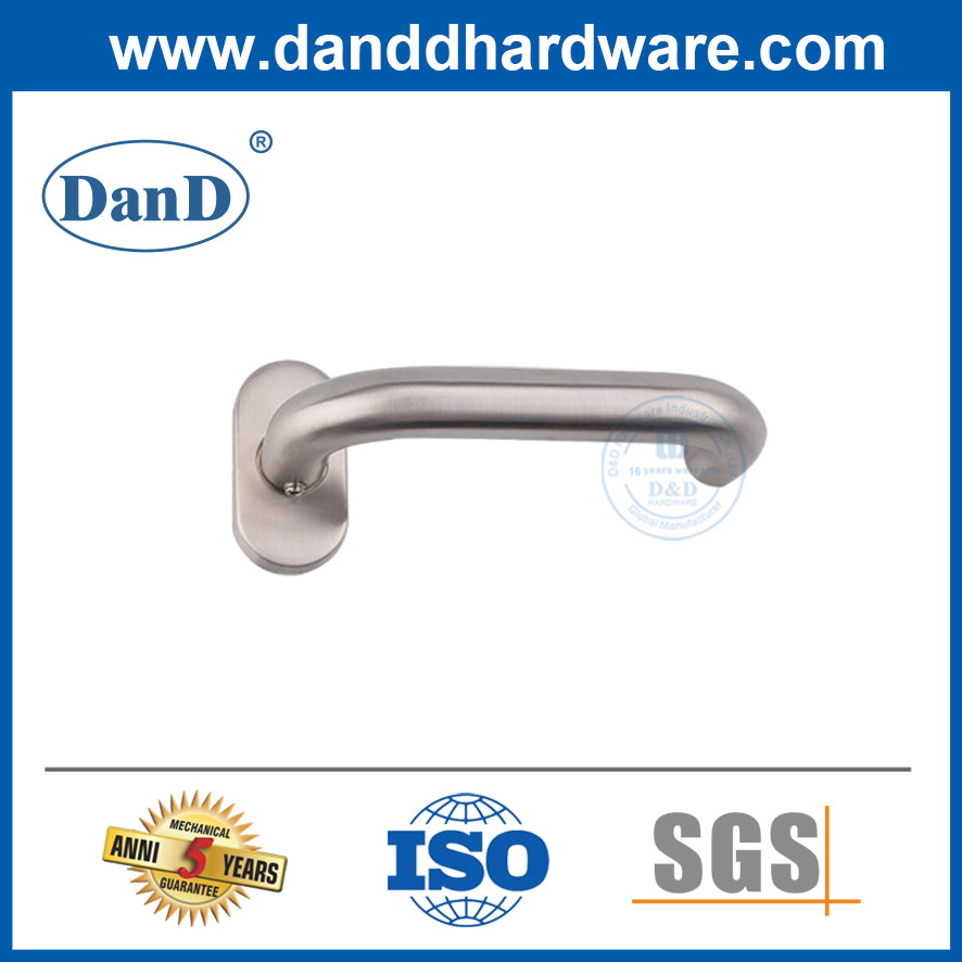 Tay cầm đòn bẩy cửa khung hẹp hiện đại bằng thép không gỉ hình chữ U-DDNH001