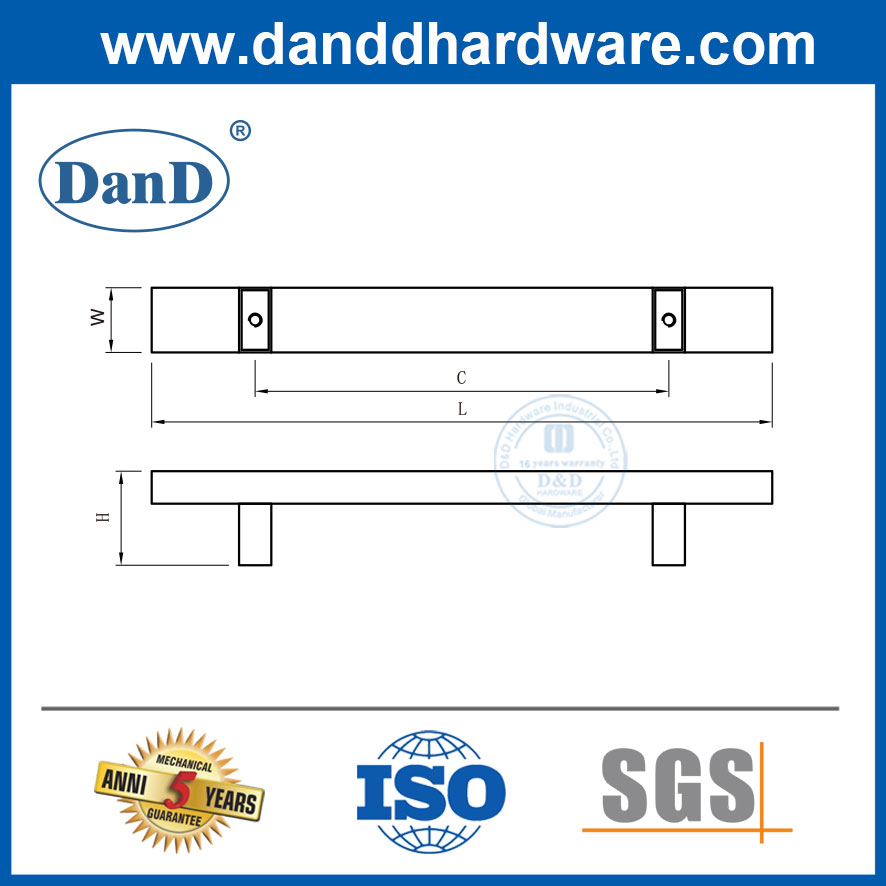 Tủ bếp inox Phần cứng Tủ kéo-DDFH020