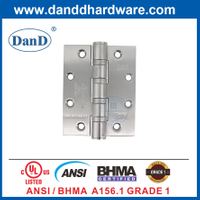 Bản lề cửa chống cháy bằng thép không gỉ hạng nặng ANSI BHMA loại 1-DDSS001-ANSI-1-5X4X4.8