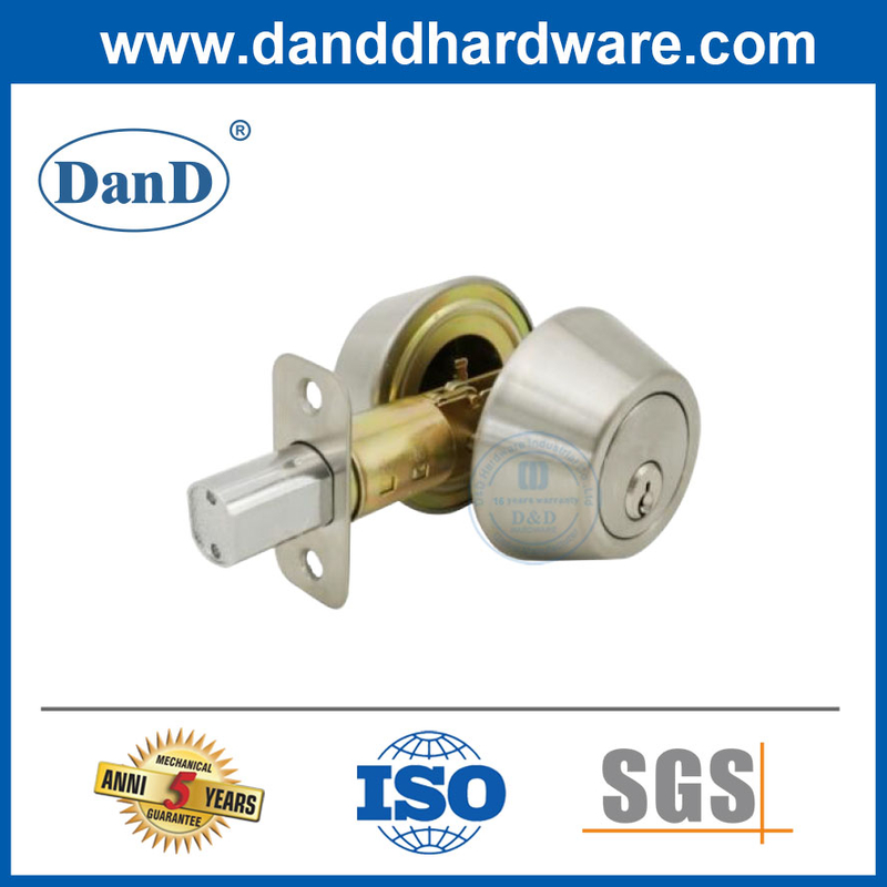 Khóa Chìa Khóa Cửa Chính Chốt Chốt Với ​​Xi Lanh Đôi-DDLK029