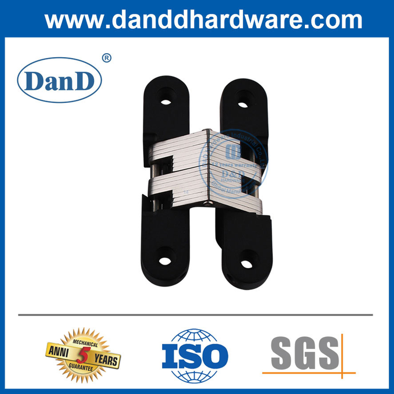 Cửa gấp vô hình che giấu màu đen mờ Bản lề ẩn-DDCH007