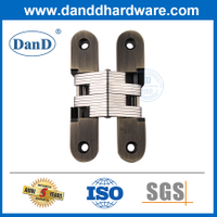 Phần cứng OEM Bản lề cửa giấu 180 độ Bản lề bằng đồng thau Antiqe Bản lề vô hình-DDCH007