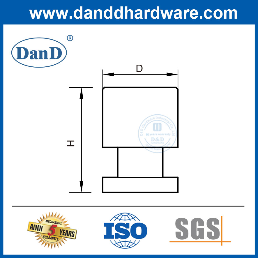 Núm phần cứng tủ bằng thép không gỉ Núm nội thất bằng đồng thau-DDFH046