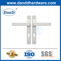 Tay nắm cửa nhôm inox có tấm cho khung hẹp-DDNP002