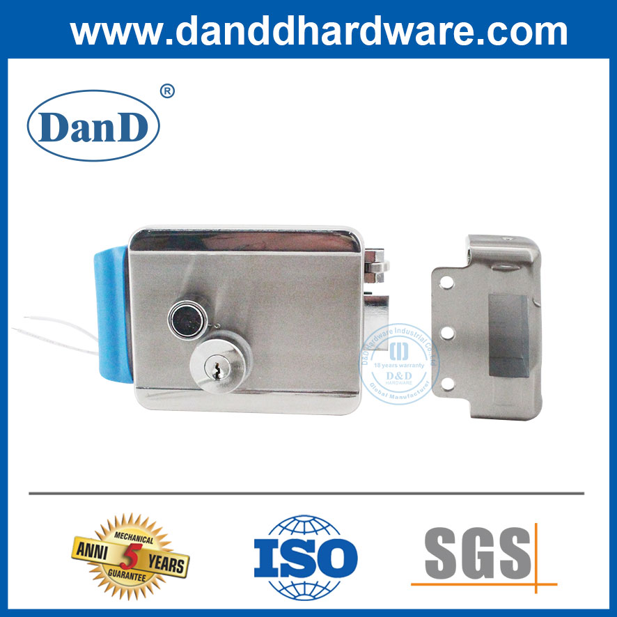 Bảo mật cao Bên ngoài Cửa trước Vành xi lanh đôi Khóa điện-DDRL160