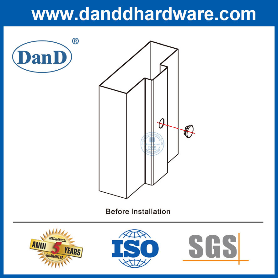 Tủ đồ nội thất Nút carbon Austempered Cửa kim loại rỗng Ổ cắm lỗ thép-DDDA004