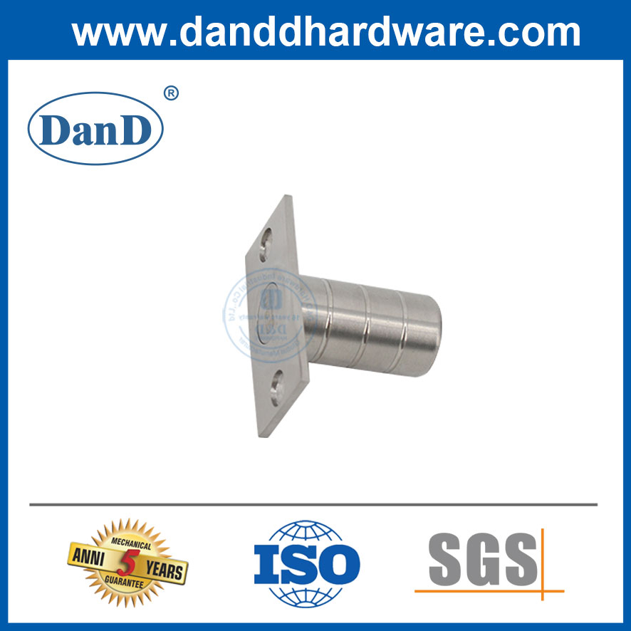 Ổ cắm chống bụi bằng thép không gỉ có tấm cho chốt xả cửa kim loại bằng gỗ-DDDP005