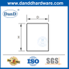 Núm ngăn kéo tủ quần áo bằng đồng thau Núm tủ hiện đại bằng thép không gỉ-DDFH063