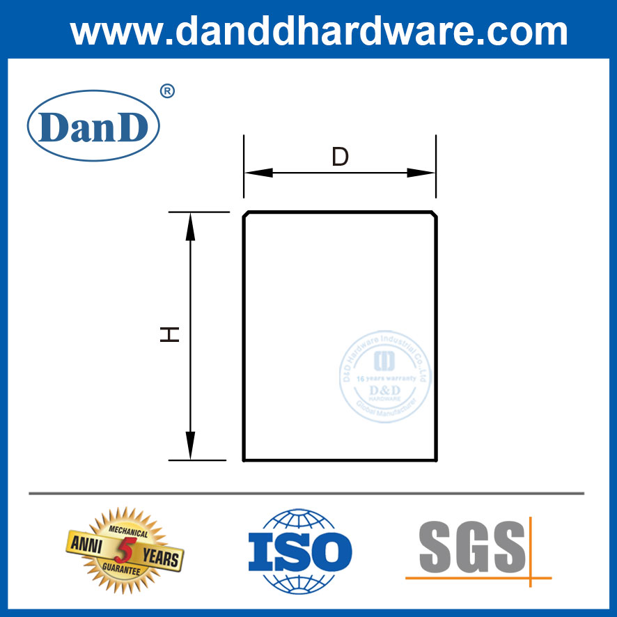 Núm ngăn kéo tủ quần áo bằng đồng thau Núm tủ hiện đại bằng thép không gỉ-DDFH063
