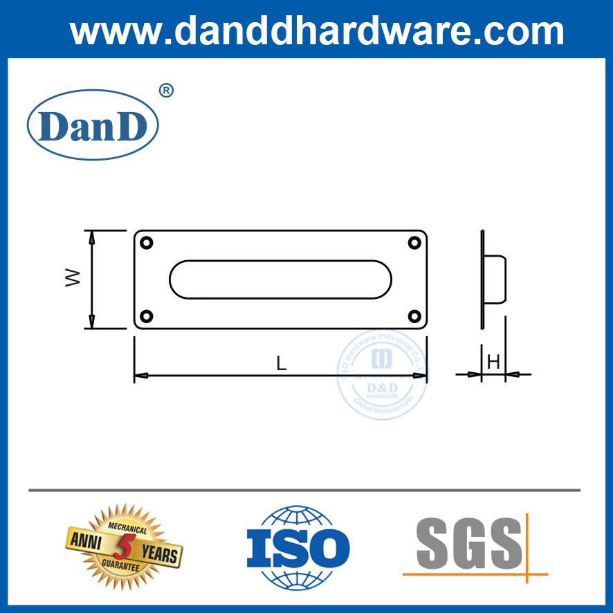 Phần cứng ngăn kéo Phần cứng kéo đồ nội thất bằng thép không gỉ-DDFH075