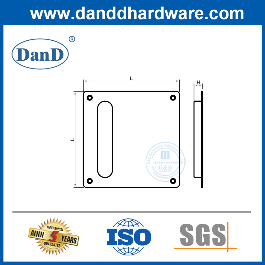 Tay nắm tủ hiện đại Tay nắm và kéo nội thất bằng thép không gỉ-DDFH078