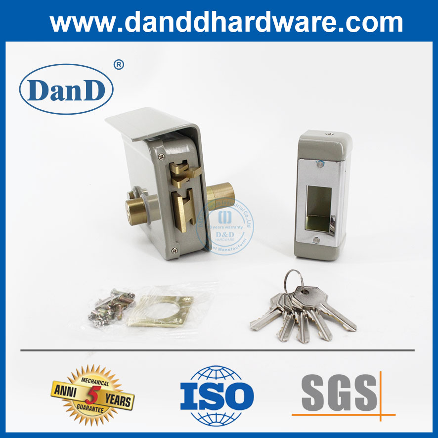 Nhà sản xuất khóa cổng điện an ninh Khóa vành ngoài trời bằng kim loại-DDRL045