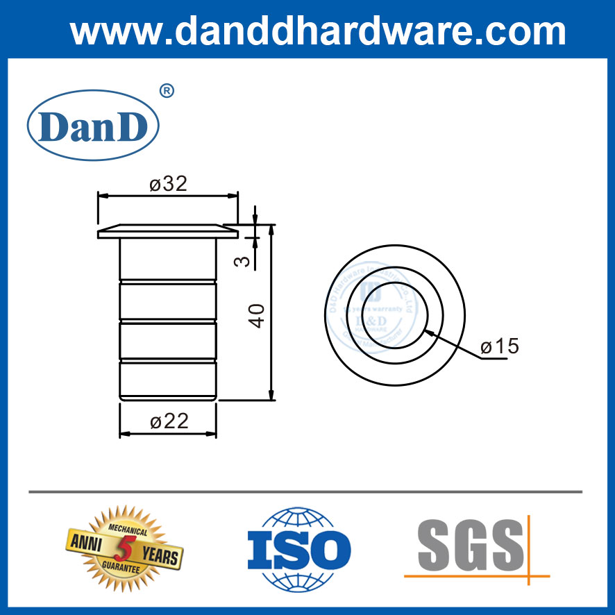 Chống bụi bằng thép không gỉ Satin dành cho thị trường châu Âu-DDDP006