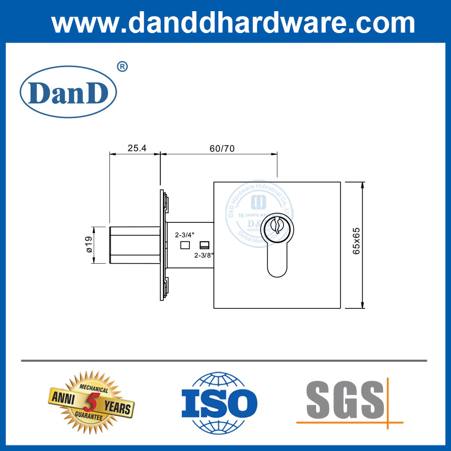 Khóa tay nắm cửa dân dụng Phần cứng khóa cửa trước Các loại chốt chốt-DDLK021