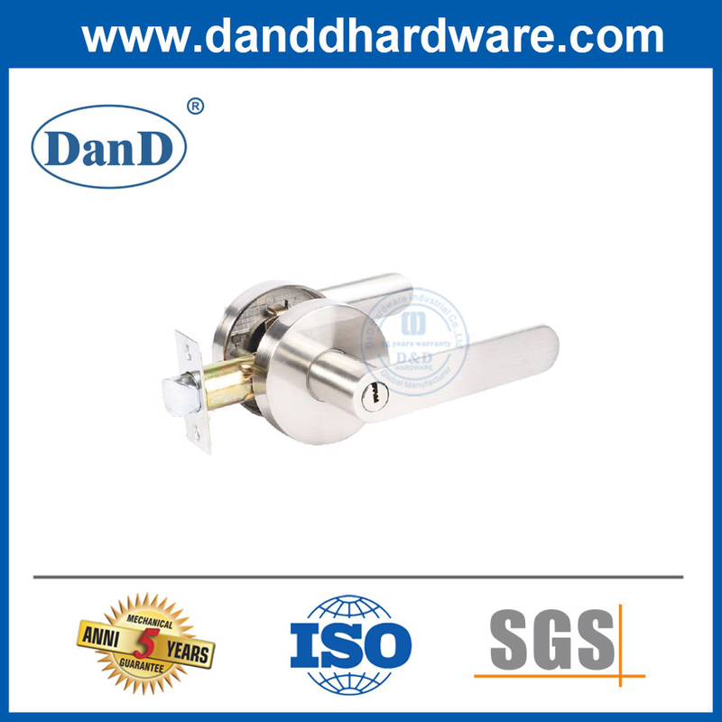Khóa tay cầm hình ống Khóa đòn bẩy Khóa cửa ngoài chất lượng cao-DDLK017