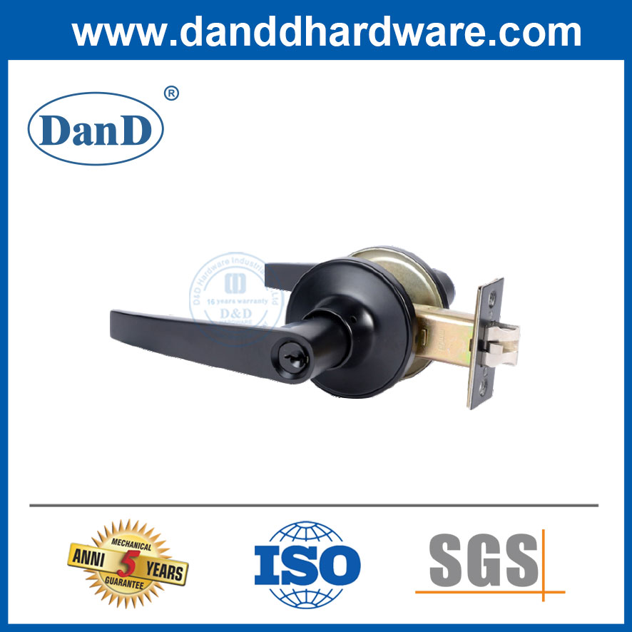 Trang chủ Ổ khóa Khóa đòn bẩy hình ống màu đen Khóa ngoài cửa-DDLK023
