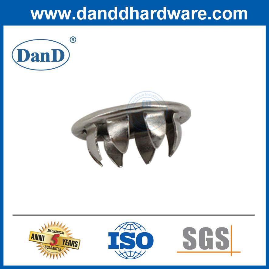 Tủ đồ nội thất Nút carbon Austempered Cửa kim loại rỗng Ổ cắm lỗ thép-DDDA004