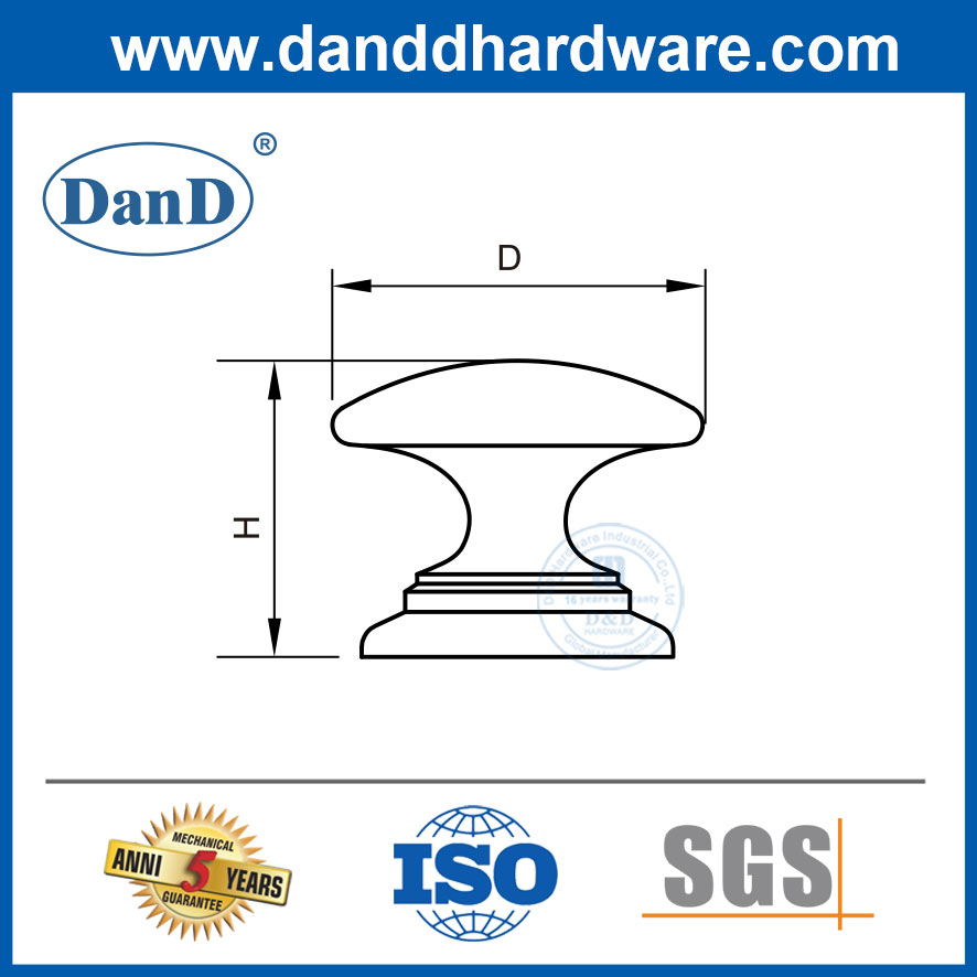 Núm ngăn kéo tủ bằng đồng thau Tay kéo và núm tủ bằng thép không gỉ-DDFH059