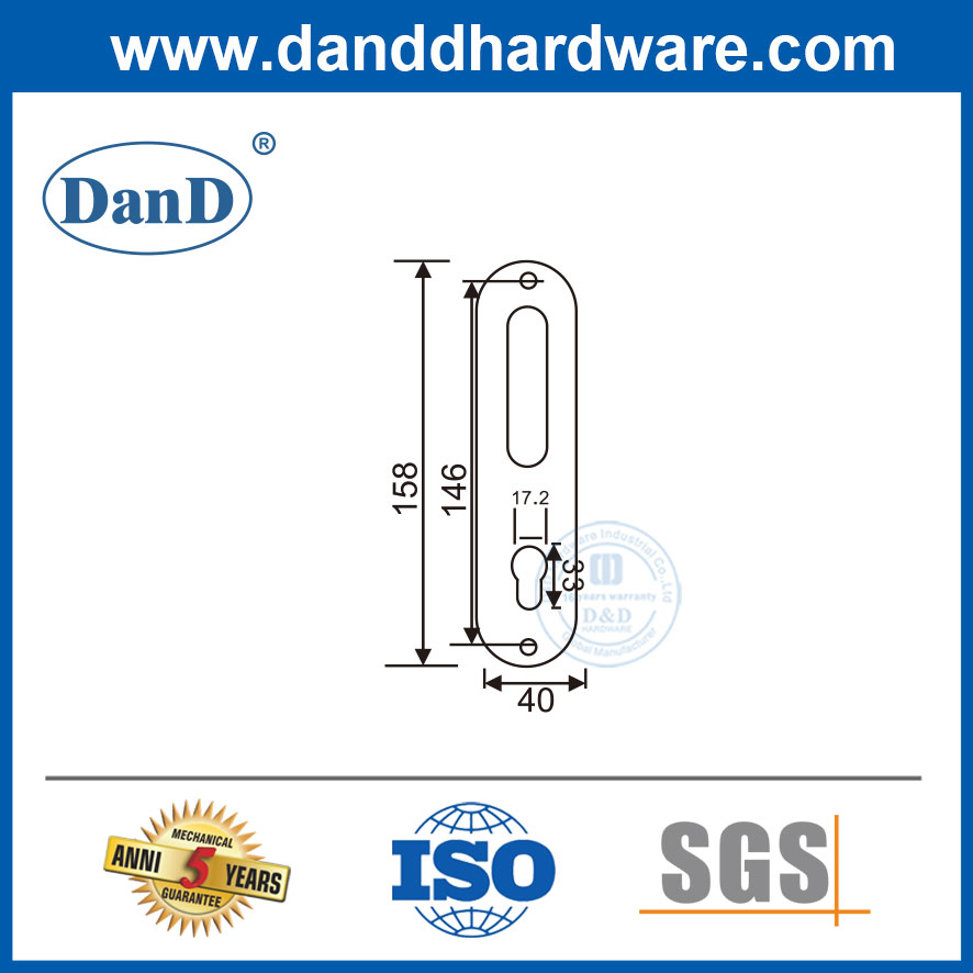 Tay kéo tủ bằng thép không gỉ Phần cứng kéo tủ cho nhà bếp-DDFH076