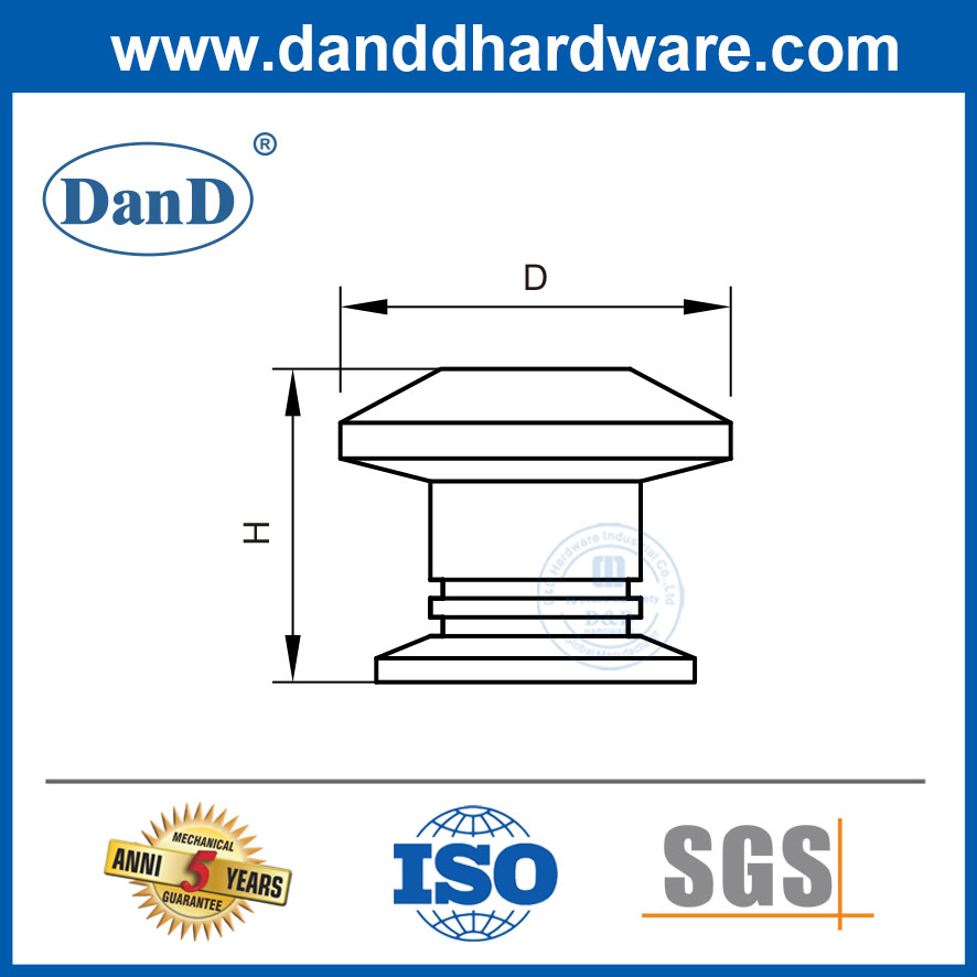 Tay nắm tủ bằng đồng thau Tay nắm và núm tủ bằng thép không gỉ-DDFH055