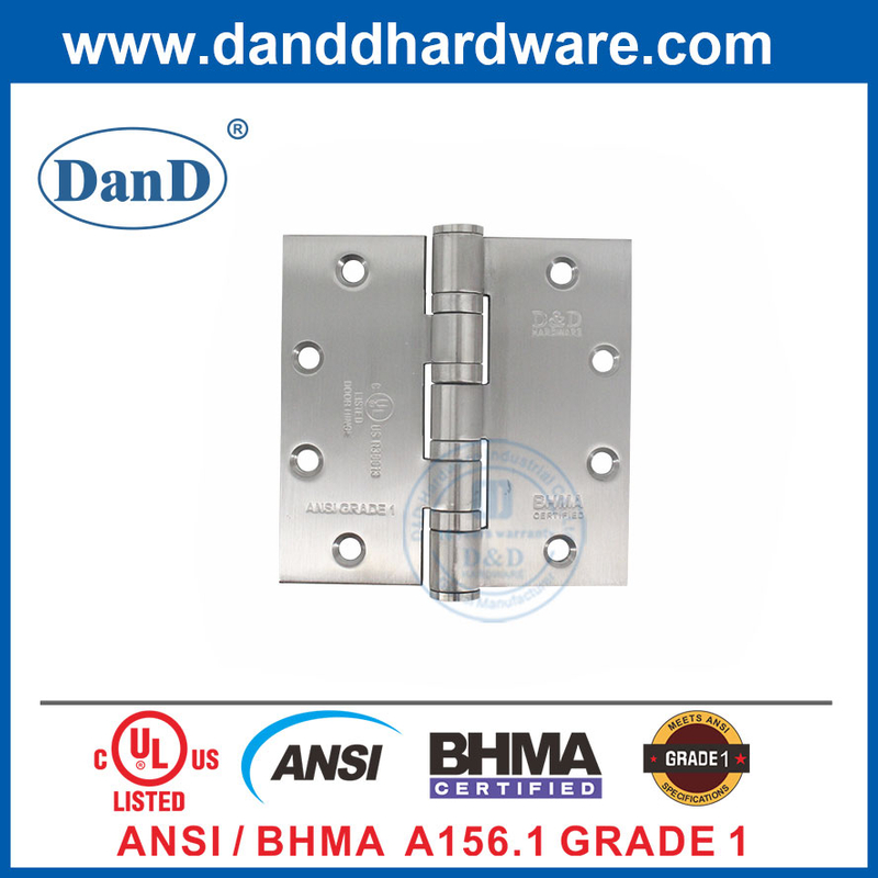 Bản lề cửa chính vòng bi 5 inch ANSI BHMA loại 1-DDSS001-ANSI-1-5X5X4.8