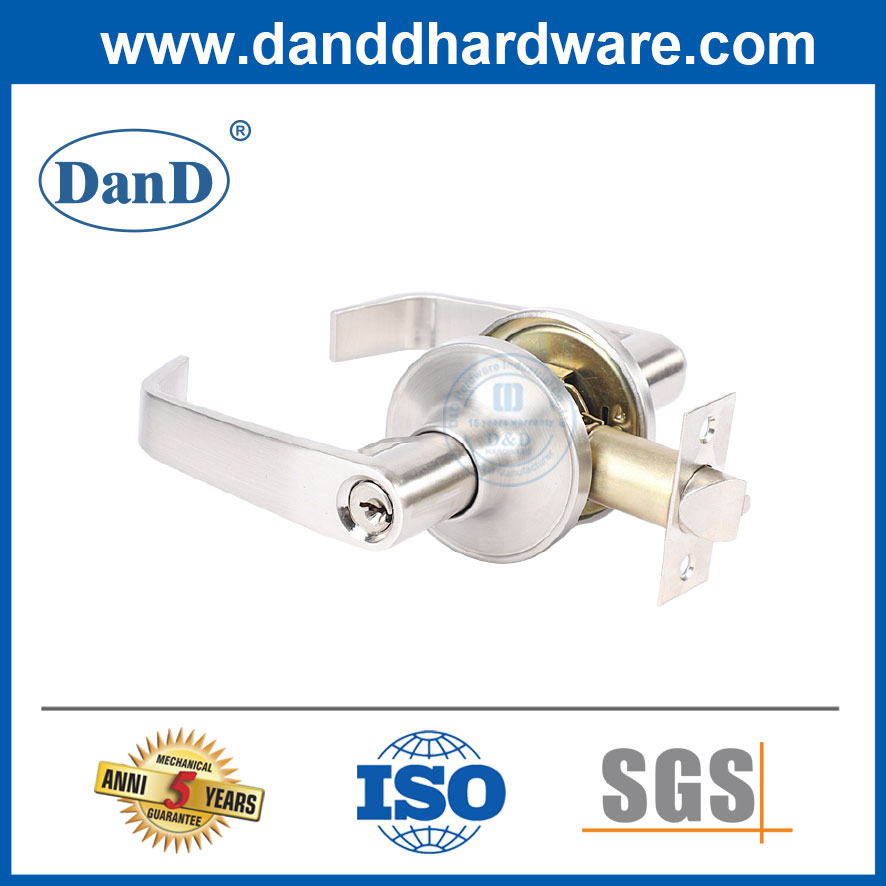 Lối vào Quyền riêng tư Lối đi Khóa đòn bẩy hình ống Khóa cửa ra vào-DDLK014