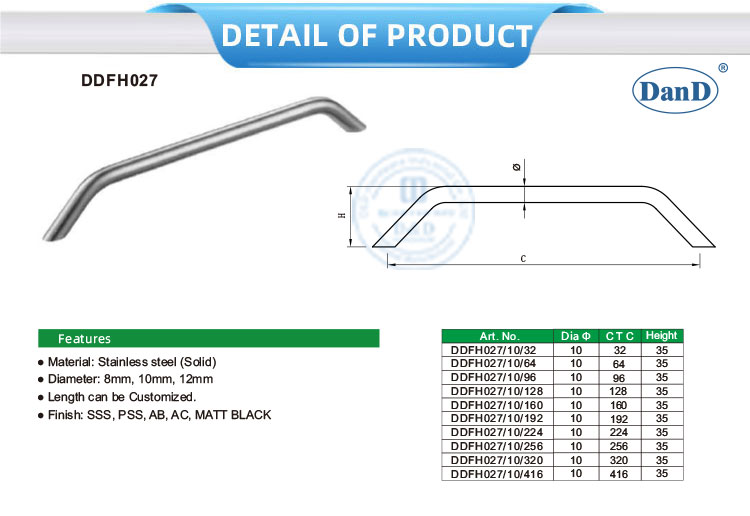 Tay nắm tủ bằng bạc