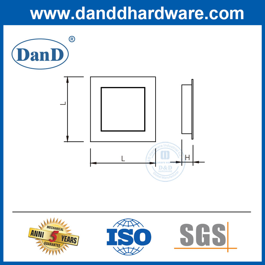 Tay nắm tủ bếp hiện đại Tay nắm tủ bằng thép không gỉ-DDFH081