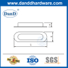 Tay nắm kéo tủ bằng thép không gỉ Kéo ngăn kéo cho tủ quần áo-DDFH082