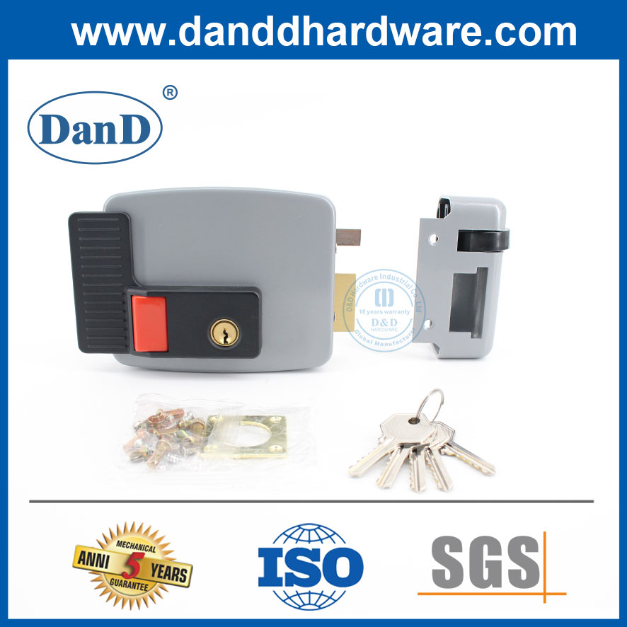 Nhà sản xuất Trung Quốc Khóa cổng an toàn Khóa vành cửa xi lanh bằng đồng thau-DDRL034