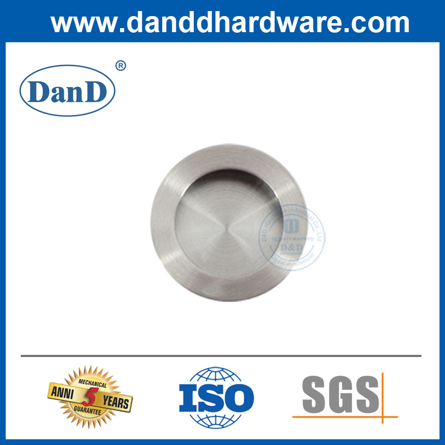 Cửa phẳng tròn bằng thép không gỉ hiện đại Pull-DDFH011-B