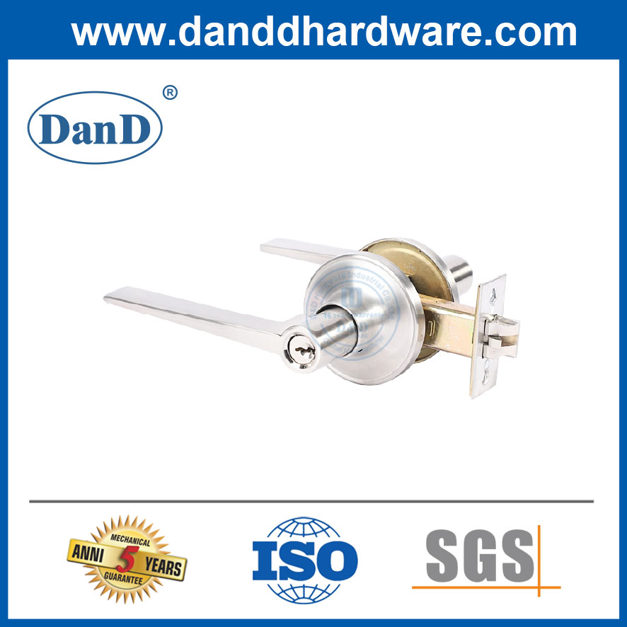 Nhà máy sản xuất khóa phần cứng cửa Bộ khóa đòn bẩy hình ống cho cửa ra vào-DDLK006